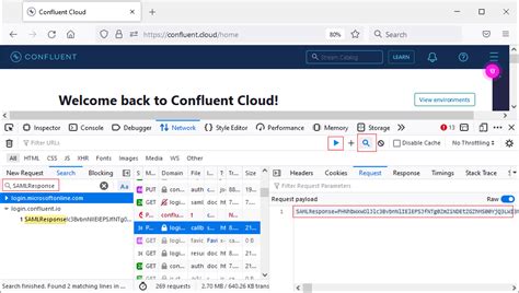 Display Saml Response On Firefox Using Web Developer Tools