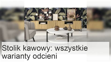 Stolik Kawowy Pod Wietlane Stoliki W Kolorze Wenge Modele Czarno