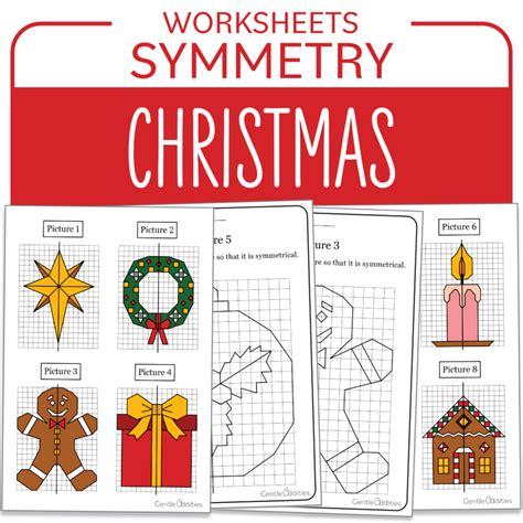 Christmas Math Activity Symmetry and Coloring | Made By Teachers