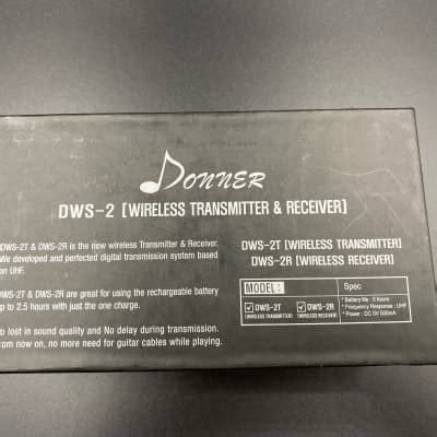 Donner Dws Wireless Transmitter Receiver Reverb