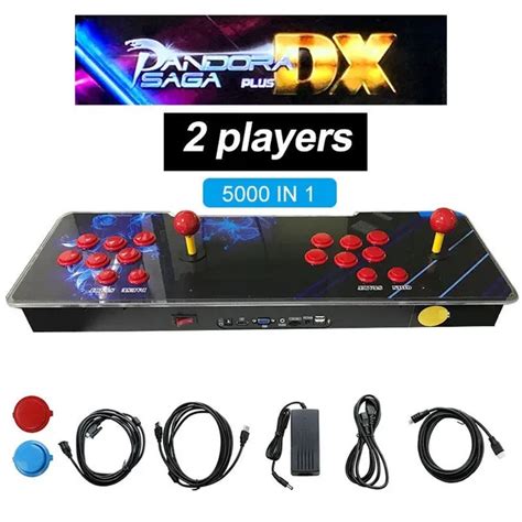 5000 In 1 Pandora Console Saga DX Jamma Game Box Arcade Button Joystick