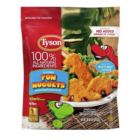 Tyson Recalls 30000 Pounds Of Dinosaur Shaped Nuggets