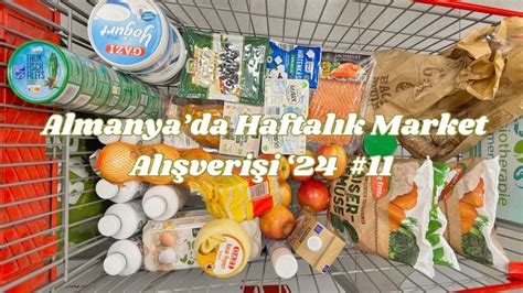 Almanya da haftalık market alışverişi 24 11 Tesco Netto Rewe