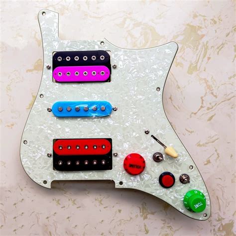 Prewired Loaded Guitar Stratocaster Pickguard New Models Hsh Pick Guard