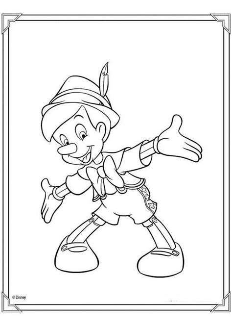 Coloring Pages Pinocchio Clip Art Library