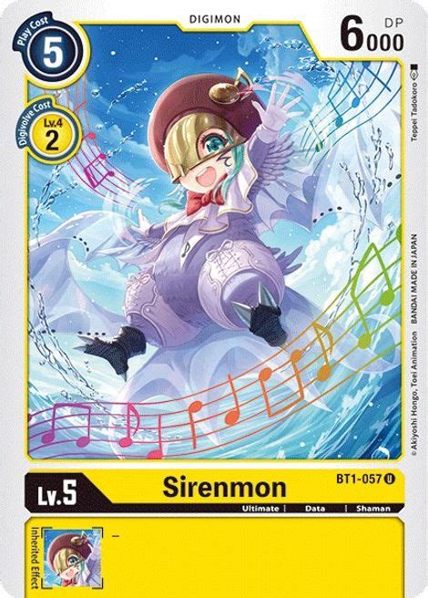 Sirenmon Release Special Booster Digimon Card Game