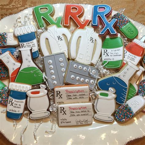 Custom Decorated Pharmacy Cookies