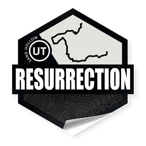 Resurrection Trail Sticker Tred Cred