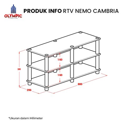 Rak Tv Serbaguna Rtv Nemo Olympic Furniture