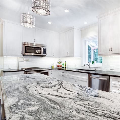 Viscon White Granite Granite Kitchen Island Granite Countertops Kitchen Kitchen Remodel