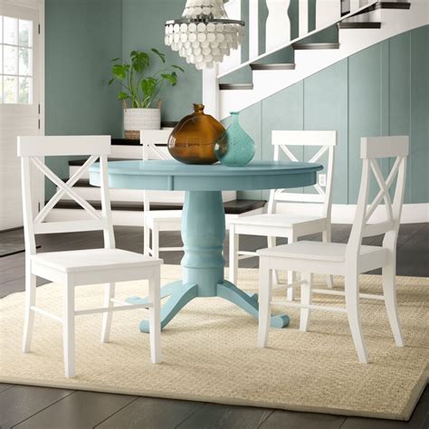 Beachcrest Home Stock Island Piece Pedestal Dining Set Reviews