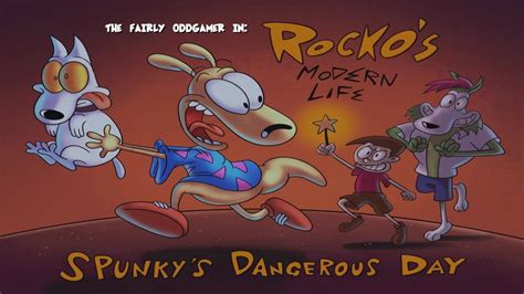 Rockos Modern Life Spunkys Dangerous Day The Fairly Oddgamer Youtube