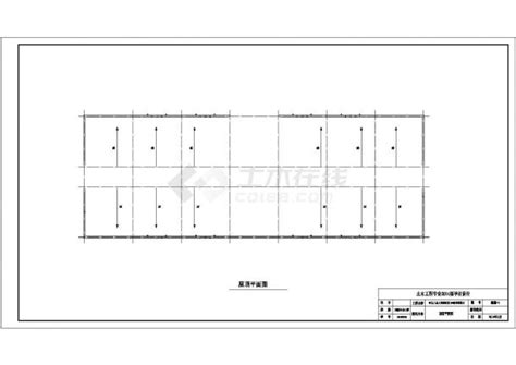 某五层框架结构大学教学楼设计cad施工图框架结构土木在线