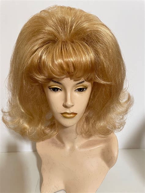 60s Hairspray Flip Wigs Etsy Wigs Hairspray Aesthetic Hair