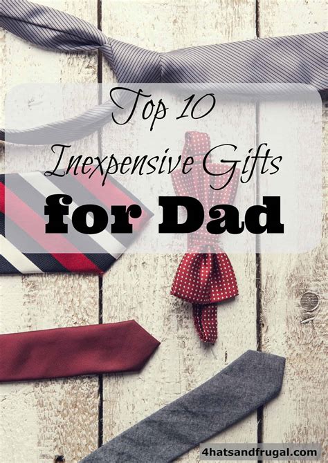 Top 10 Inexpensive Gifts For Dad - 4 Hats and Frugal