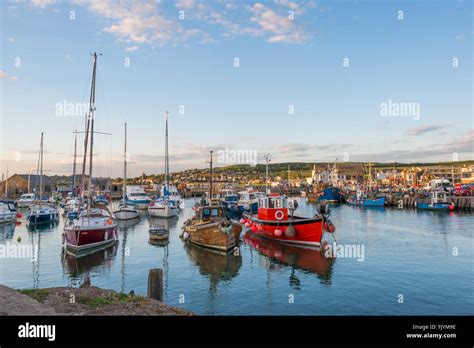 West Bay harbour, Dorset Stock Photo - Alamy