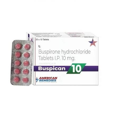 Buspirone Hydrochloride Tablet IP 5 MG At Rs 300 Stripe Anti Cancer