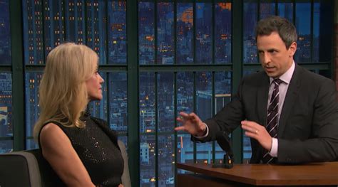 Seth Meyers’s interview with Kellyanne Conway is what late-night hosts ...