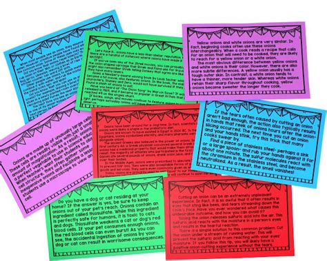 Teach Text Structures With This Free Sorting Activity That Features 8 Nonfiction Passages Idea