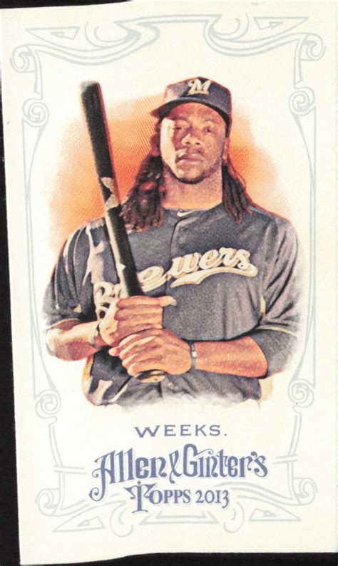 2013 Topps Allen Ginter Mini Rickie Weeks Milwaukee Brewers EBay