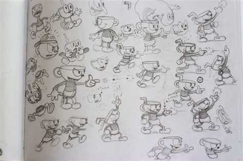 El Arte De Cuphead ️ Concept Art Making Of Y Diseño De Personajes