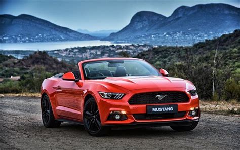 Download wallpapers Ford Mustang Convertible, supercars, muscle cars ...