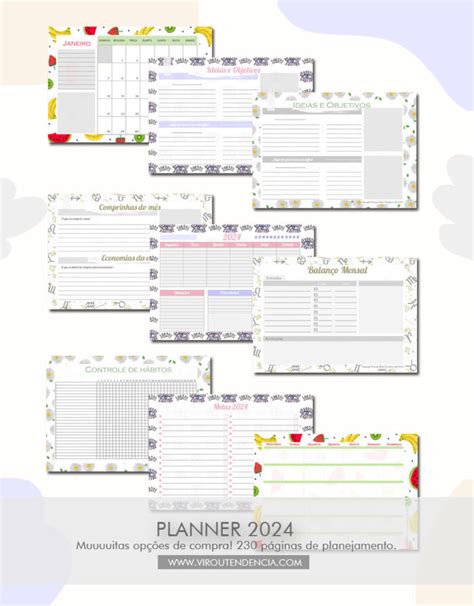 Planner Para Imprimir Muuuitas Op Es De Planners Digitais Para