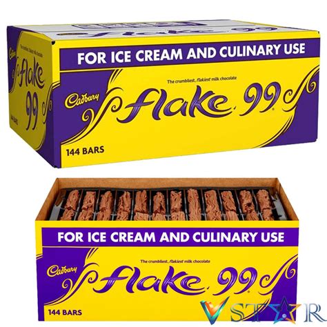 Cadburys Flake Ice Cream Chocolate Sticks Pieces Full Box Ebay