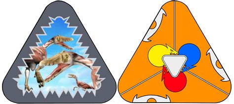 Velociraptor Triangle Card Dinosaur King By DinosaurMonarch On