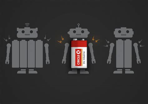 Robot batteries on Behance