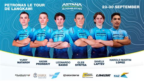 Astana Qazaqstan Team For Petronas Le Tour De Langkawi 2023 Astana