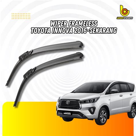 Jual Wiper Mobil Depan Frameless Toyota Kijang Innova Reborn 2016