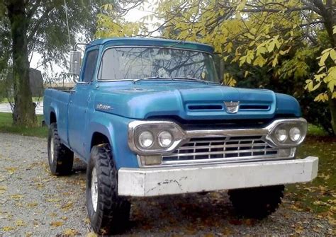 Jessies 1960 Ford F 250 Holley My Garage