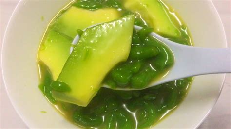 Thai Cendol With Cantaloupe Lod Chong And Thai Mung Bean Pudding Tao