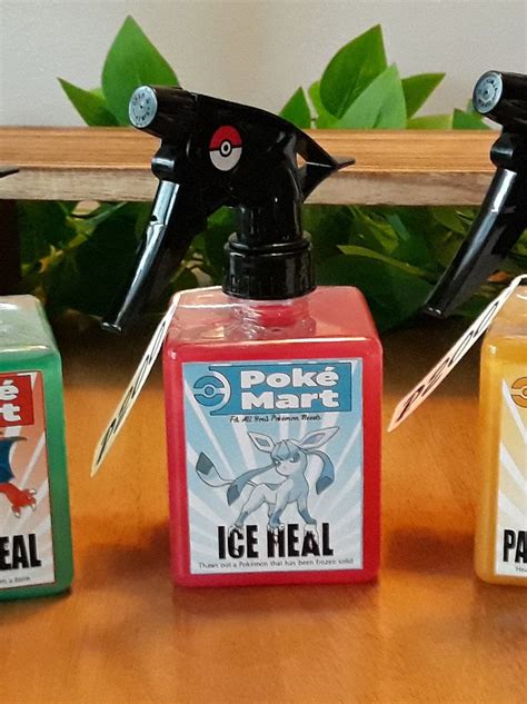 Pokemon ICE HEAL Status Heal Potion Replica Feat Glaceon Etsy