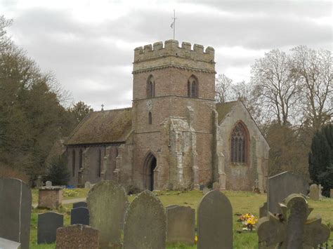 St Mary The Virgin Churchyard In Bromfield Shropshire Find A Grave