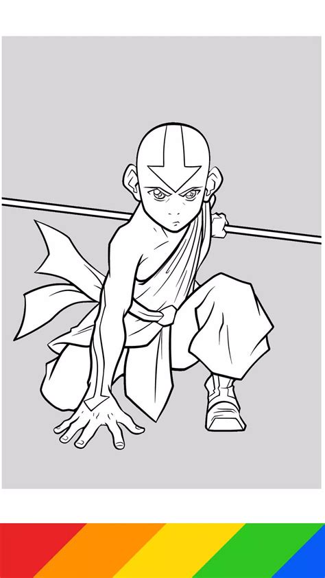 The Last Airbender Aang Drawing