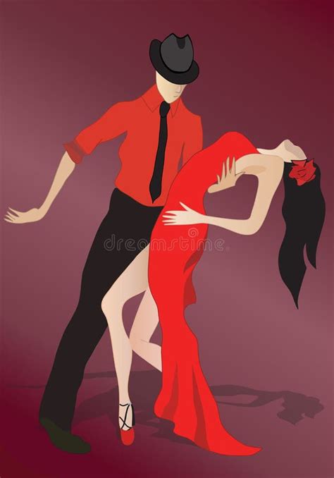 Latino Salsa Dancers Stock Vector Illustration Of Dance 32198820