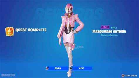 How To Get Masquerade Antonia Style And Combat Chic Antonia Style Now Free In Fortnite Youtube