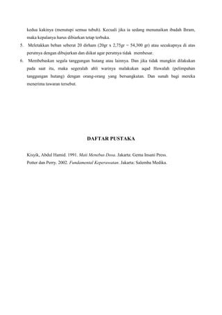 Tata Cara Merawat Orang Sakit Dan Sakaratul Maut Pdf