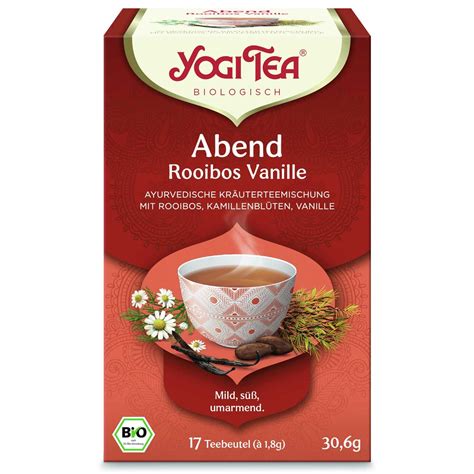 Tea You Abend Tee Rooibos Vanille Yogitea Bio Ayurvedische Kr Uter