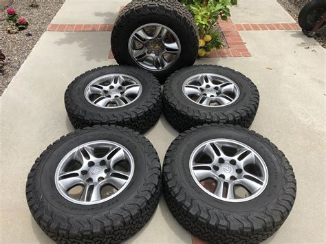 For Sale Socal 5 Oem Gx470 Wheels With Bfg Ko2 26570 17 E Load