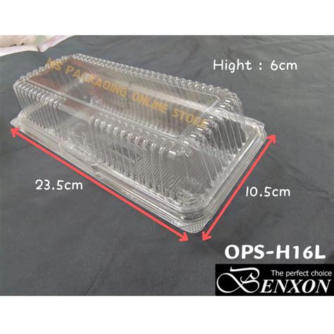 Ops H L Benxon Plastic Tray With Lock Pcs Bakery Disposable