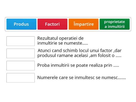 Inmultirea Numerelor Naturale Une Las Parejas