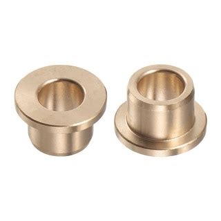 2pcs Flange Bearing Sleeve Bronze Self Lubricating Bushings Bed Bath