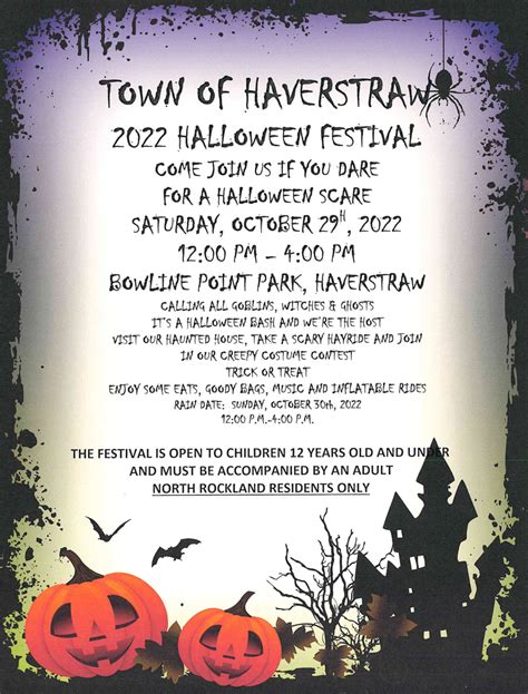 Town Of Haverstraw Halloween Festival The Village Of Haverstraw