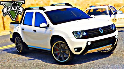 FUGA DA POLICIA DE DUSTER OROCH 2015 GRAND THEFT AUTO V GTA V MODS