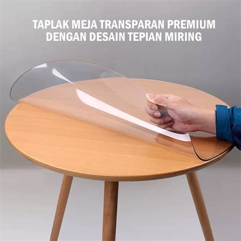 Jual Plastik Bening Tebal Lemas Meteran Taplak Meja Bundar Dan Bening