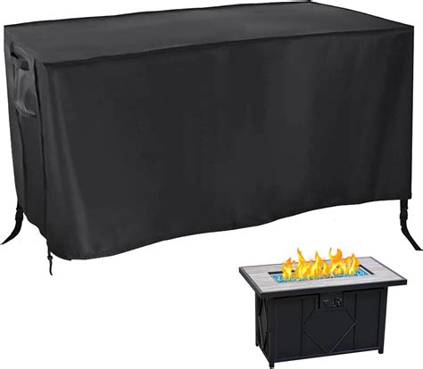 Amazon Rilime Fire Pit Cover Rectangular Waterproof Fire Table