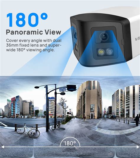 Panoramic Camera Dual Lens Security Camera Vikylin